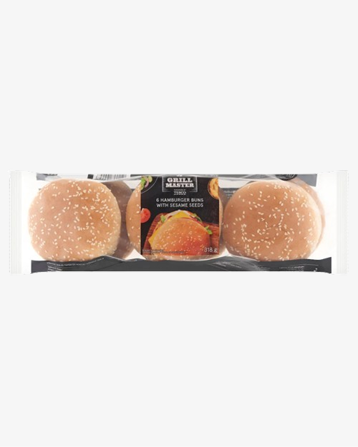 Grill Master szezámmagos hamburger zsemle 
