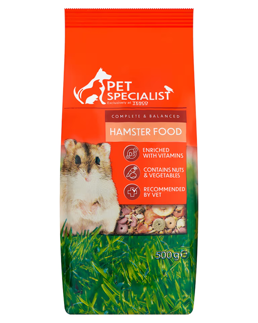 Pet Specialist teljes értékű állateledel hörcsögök számára