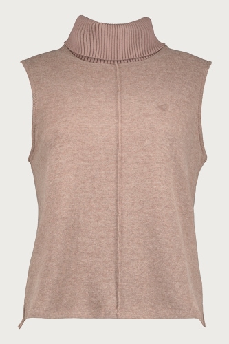 Ontario díszes varrású, barna felső