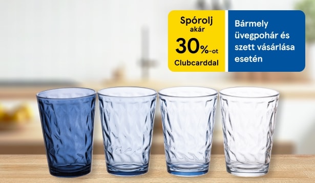 F&F Home Shades of blue pohár készlet 4 db