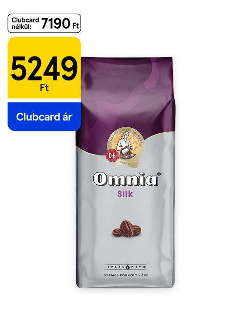 Omnia Silk szemes pörkölt kávé