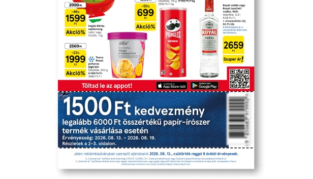Kedvezmény az iskolai nagybevásárlásra.