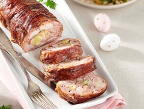 Sült nyúl zöldbabbal és kaporral