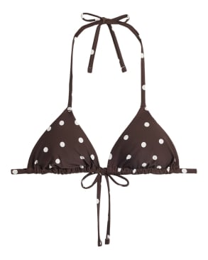 Pöttyös bikini felső