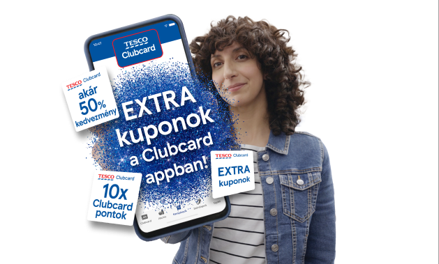 Ajánlatok akár féláron Clubcard app kuponnal!