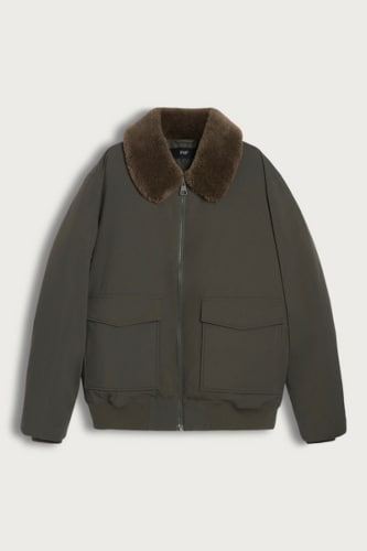 Keki, műszőr galléros bomberdzseki