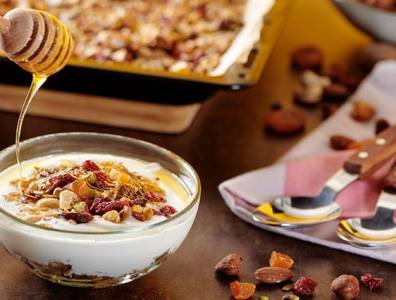 Édes házi granola kókuszolajjal