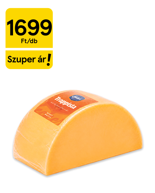 Lecker felezett Trappista sajt