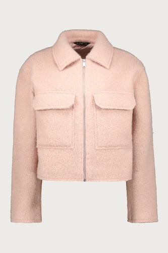 Rózsaszín, cipzáras dzseki