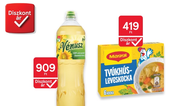 Újabb 1400 termék tartósan alacsony áron!