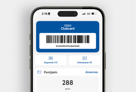 Nyisd meg a Clubcard appot