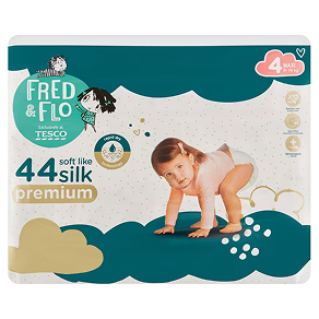 Fred & Flo Premium plienky Maxi 4 8-14 kg 44 ks
