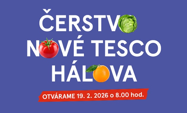 Otvárame nové Tesco Hálova