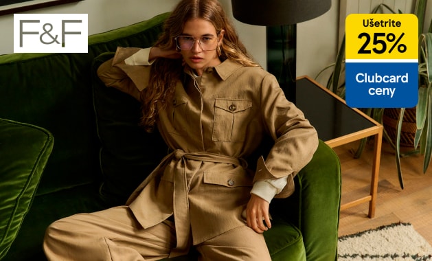 Objavte dámske oblečenie F&F so zľavou 25 % s Clubcard