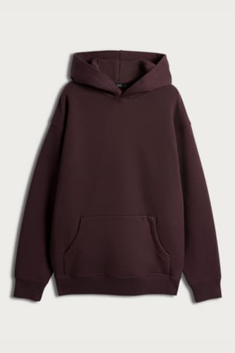 Fialová hrubá športová mikina