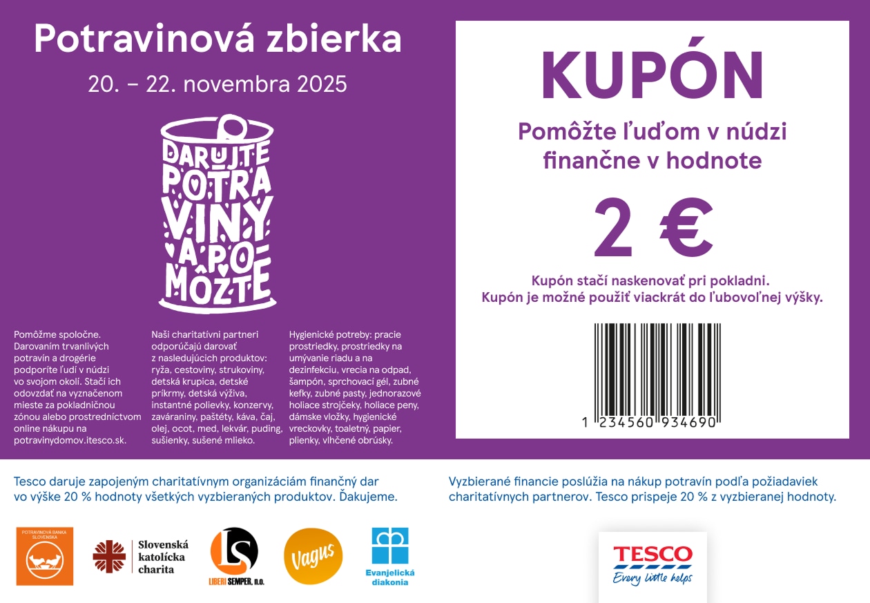 FINANČNÝ KUPÓN – leták od dobrovoľníka