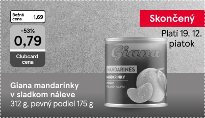 Giana mandarínky