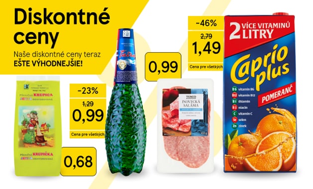 Diskontné ceny výhodnejšie
