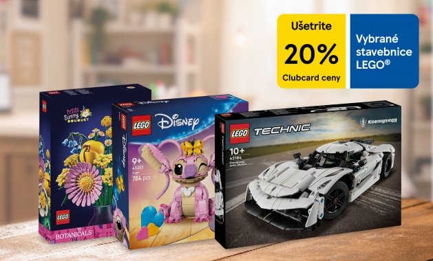 Roztočte fantáziu so zľavou až 20 % na LEGO®
