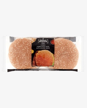 Tesco Grill Master Žemle na hamburger so sézamom