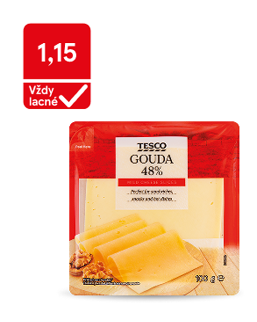 Tesco gouda 48 %
