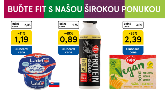 Fit výber, ktorý sa oplatí