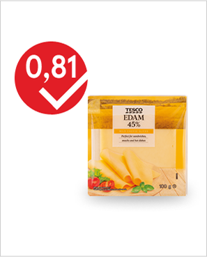 Tesco eidam 45 %