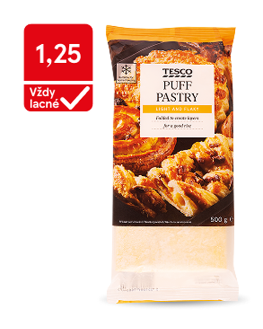 Tesco lístkové cesto