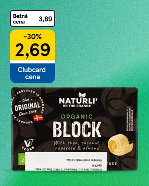 Naturli' Bio Vegan blok 75 %