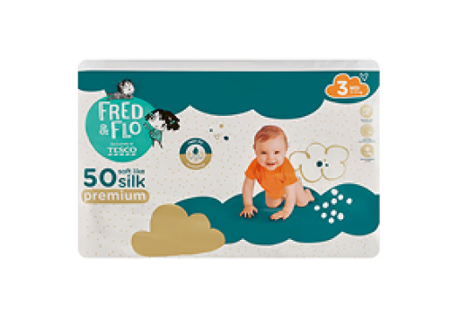 Fred & Flo Premium plienky Midi 3 5-9 kg