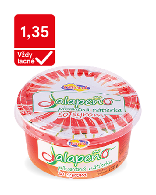 Tami jalapeño nátierka
