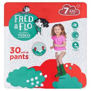 Fred & Flo Plienkové nohavičky XXL 7 +17 kg 30 ks