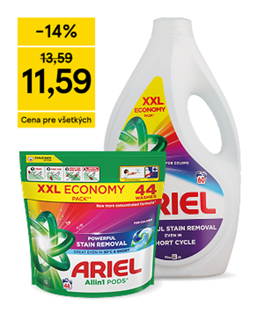 Ariel prací prostriedok