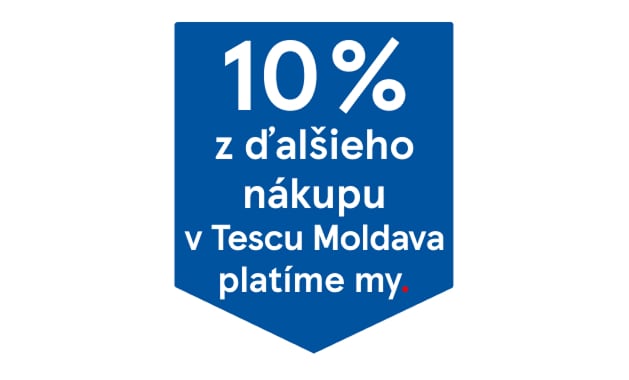 Ušetrite 10 % na ďalšom nákupe 