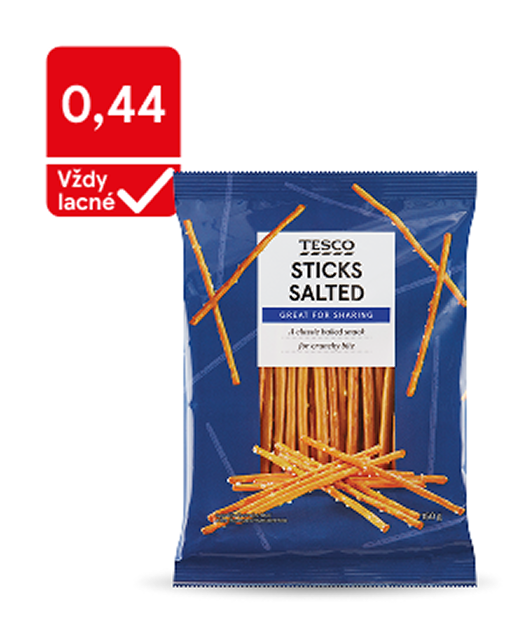 Tesco solené tyčinky