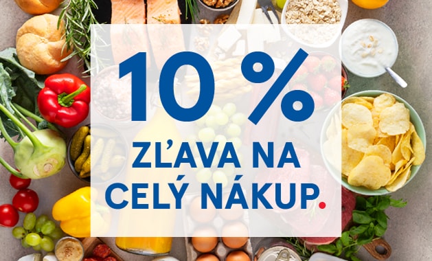 Zľava 10 % na celý nákup v Tescu Moldava