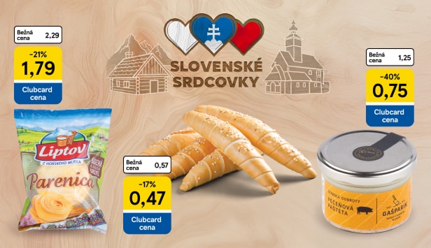 Kvalita zo Slovenska. Výhody s Clubcard