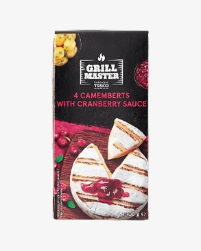 Tesco Grill Master Camembert s brusnicovou omáčkou 