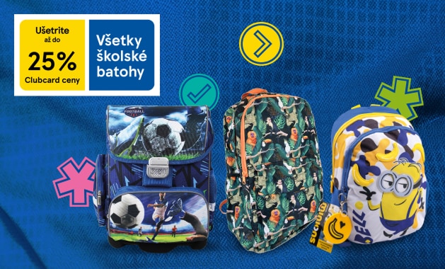 Začiatok školy? S Clubcard to zvládnete ľahšie!