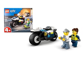 Naháňačka na policajnej motorke