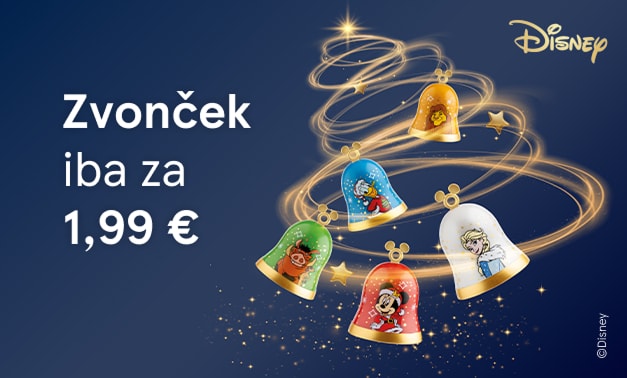 Vyberte si Disney zvonček na vianočný stromček
