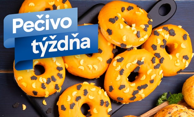 Halloweenske donuty