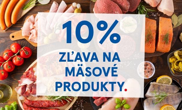 Zľava 10 % na mäsové produkty v Tescu Moldava
