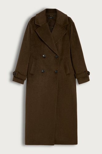 Elegantný khaki kabát