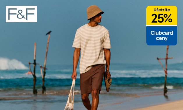 Nakúpte pánske oblečenie F&F s Clubcard a ušetrite 25 %