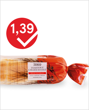 Tesco toastový chlieb