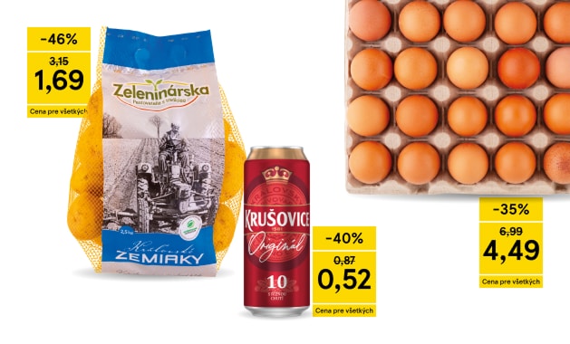 Vaše obľúbené produkty  teraz ešte výhodnejšie