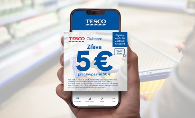 Nákupy od štvrtka do soboty so zľavou 5 €