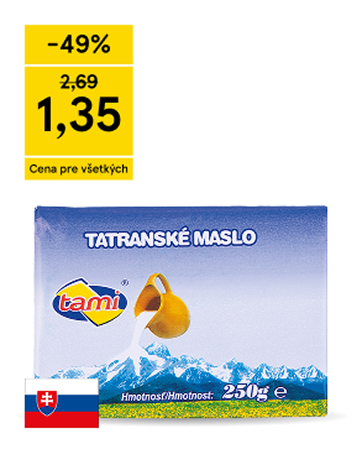 Tami tatranské maslo