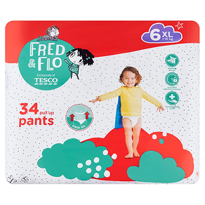 Fred & Flo Plienkové nohavičky XL 6 +15 kg 34 ks
